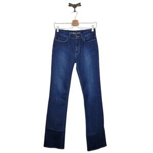 MIH Long 26X33 London Tall Jean Mid Rise Subtle Bootcut In Halley 26X33
